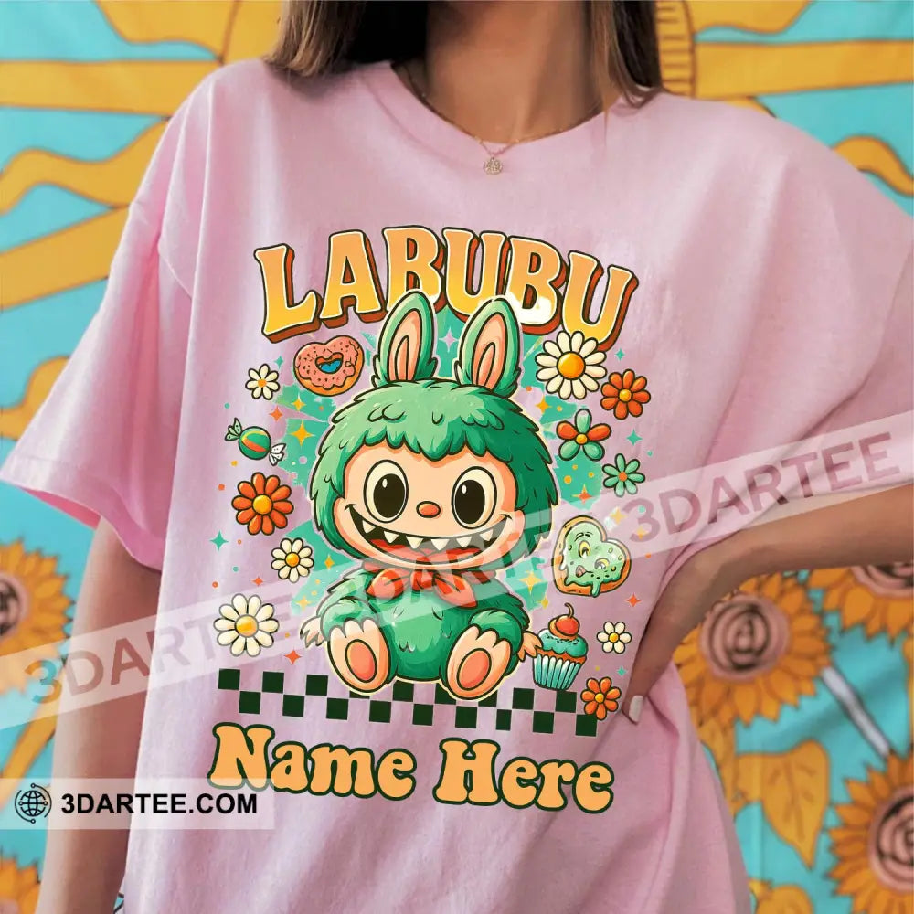 Kid And Adult T-Shirt - Custom Labubu The Monsters T-Shirt The Cute Labubu Design Apparel
