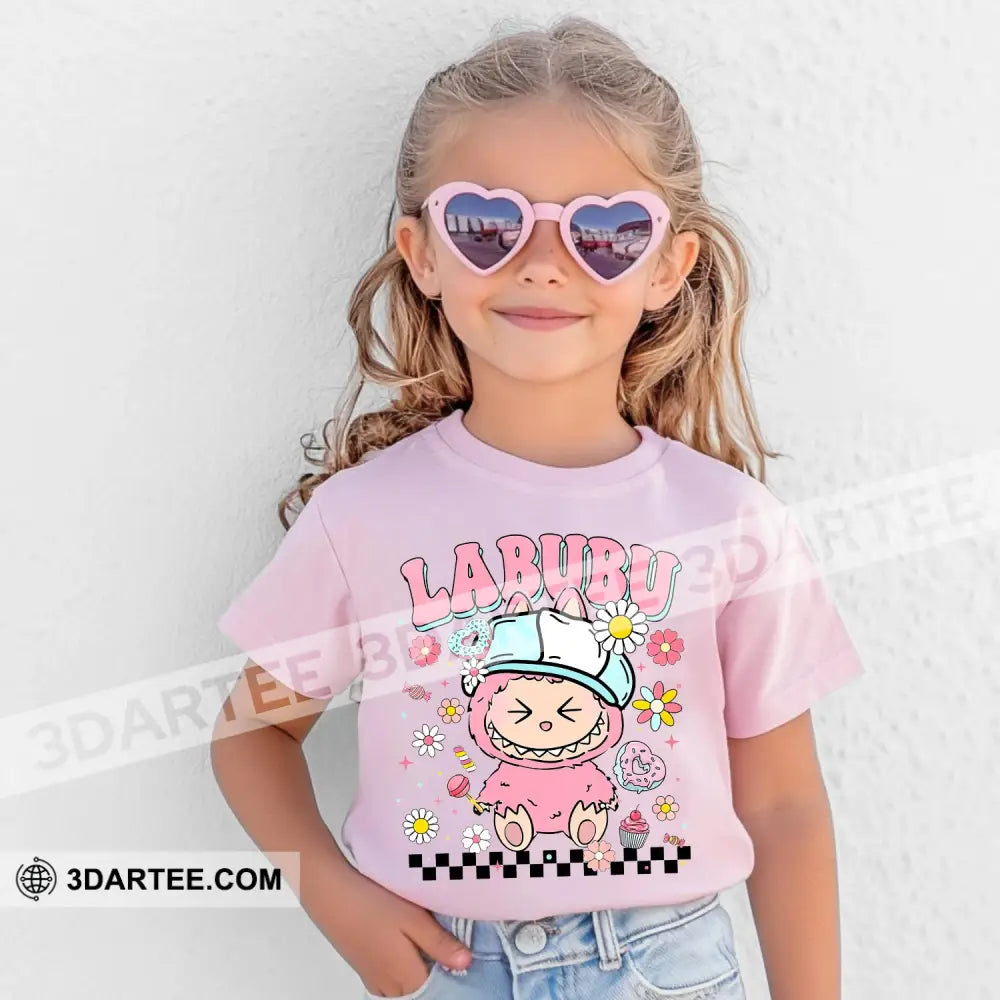 Kid And Adult T-Shirt - Labubu The Cute Monster-Shirt Apparel