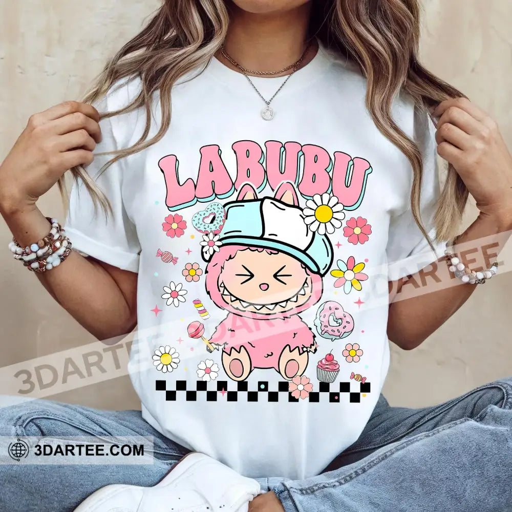 Kid And Adult T-Shirt - Labubu The Cute Monster-Shirt Apparel