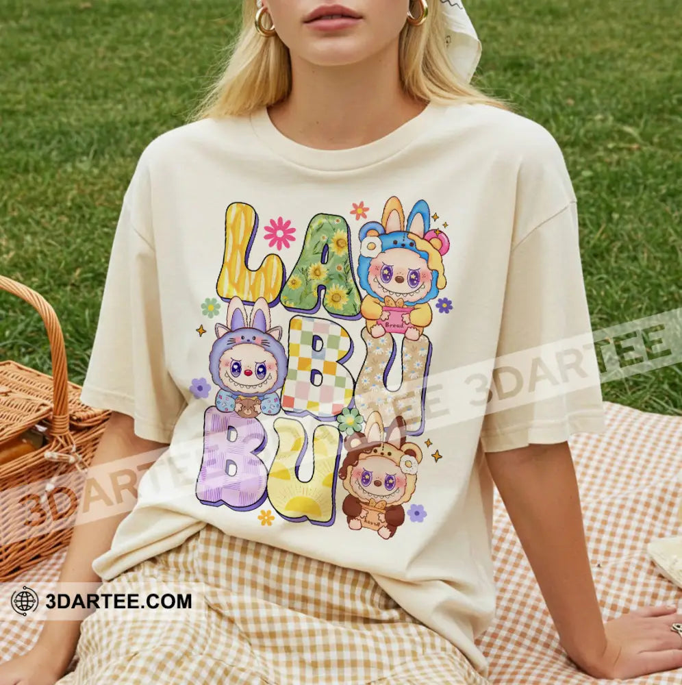 Kid And Adult T-Shirt - Labubu The Funny And Cute Monsters-Shirt Apparel