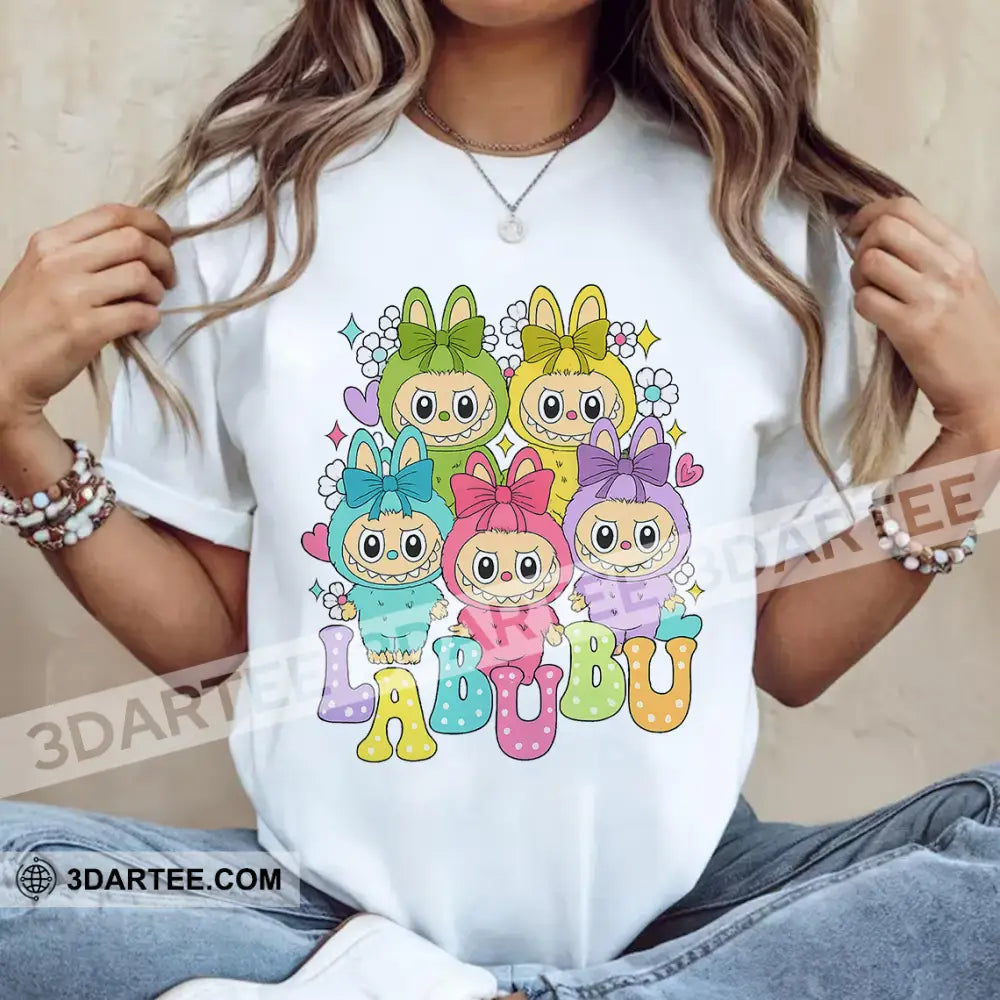 Kid And Adult T-Shirt - Labubu The Monsters T-Shirt The Cute Labubu Design Apparel