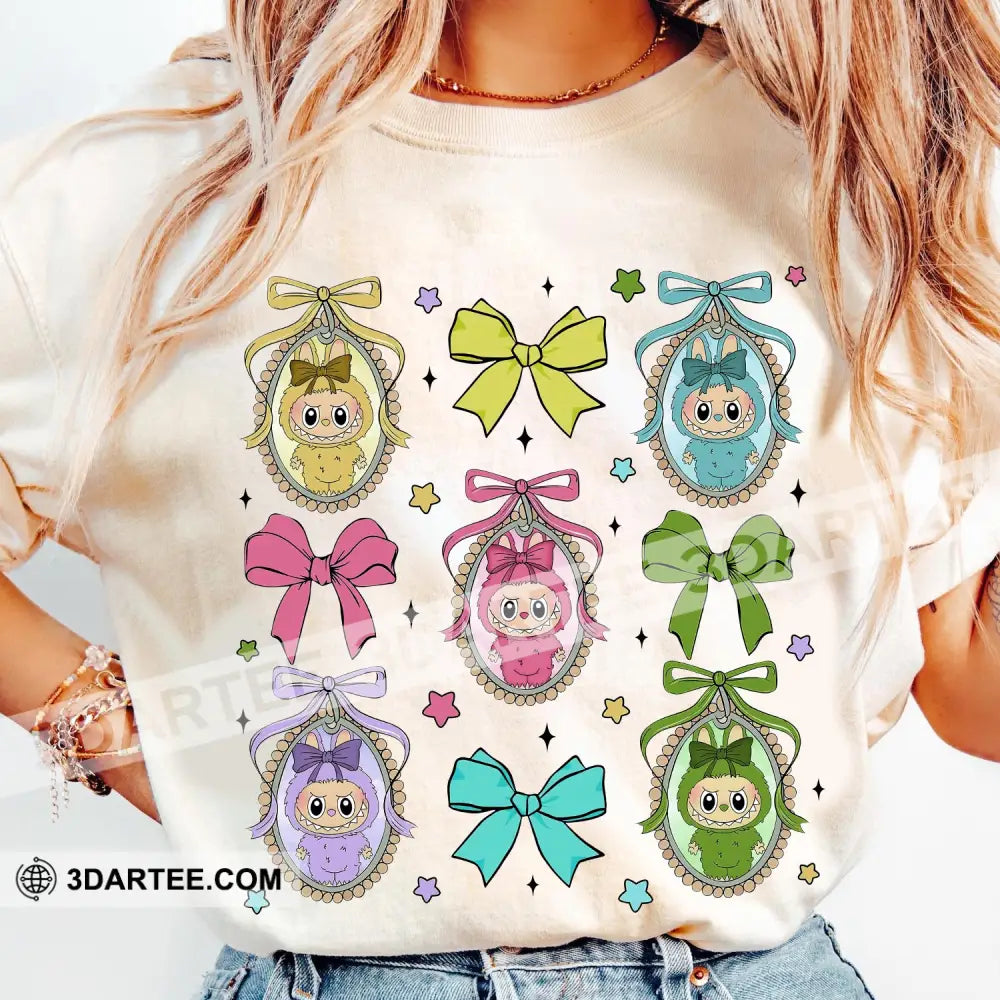 Kid And Adult T-Shirt - Labubu The Monsters T-Shirt The Cute Labubu Design Apparel
