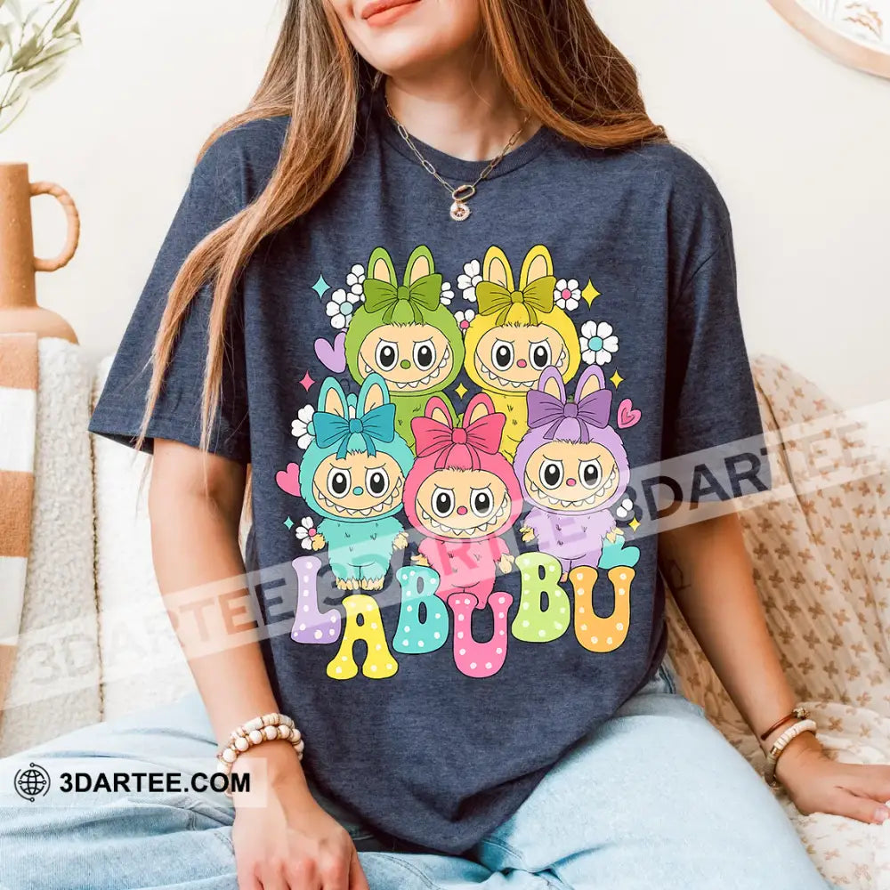 Kid And Adult T-Shirt - Labubu The Monsters T-Shirt The Cute Labubu Design Apparel