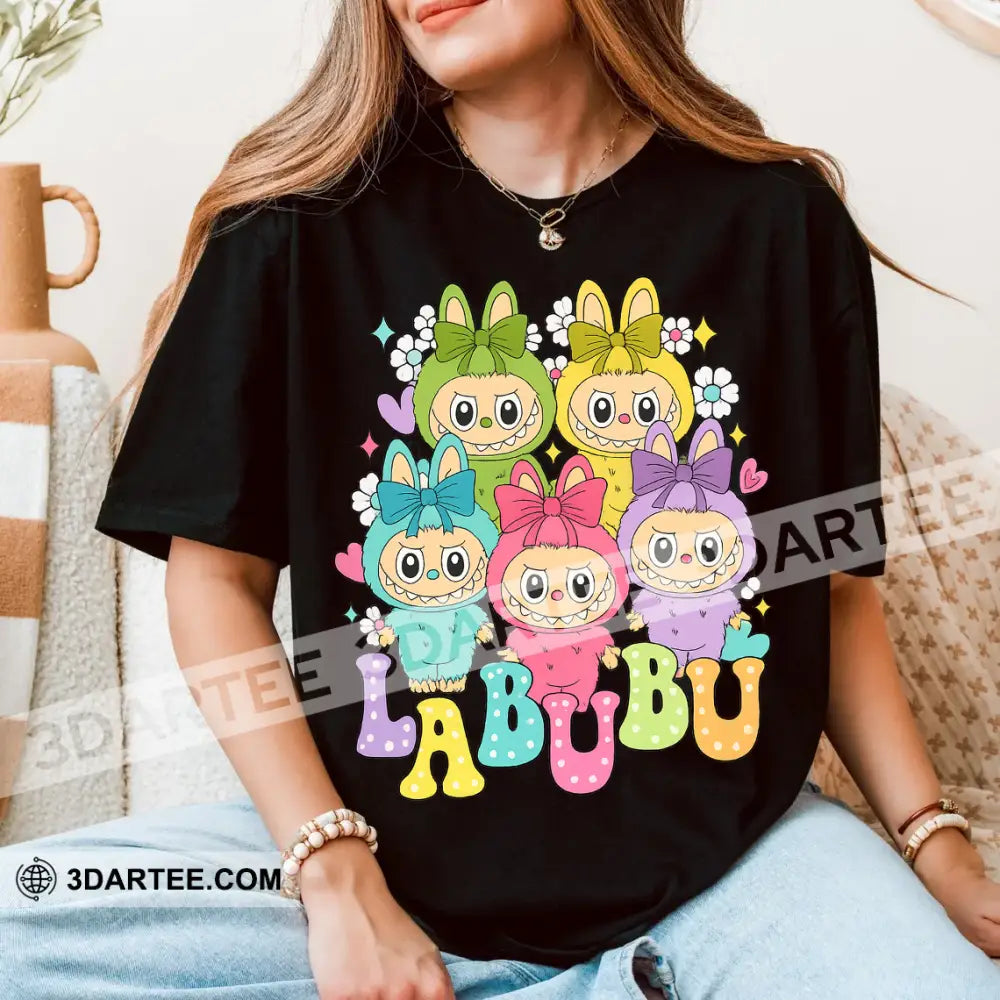 Kid And Adult T-Shirt - Labubu The Monsters T-Shirt The Cute Labubu Design Apparel