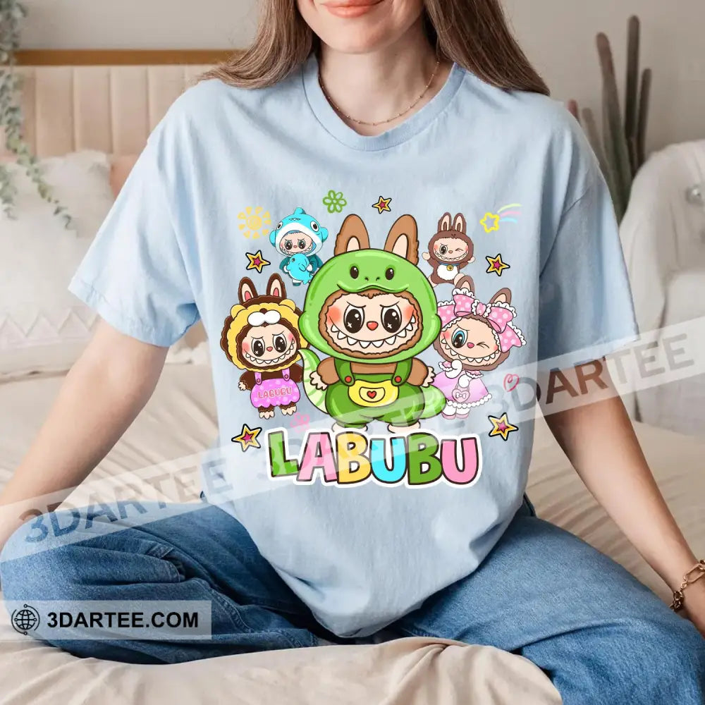 Kid And Adult T-Shirt - Labubu The Monsters T-Shirt The Cute Labubu Friends Design Apparel
