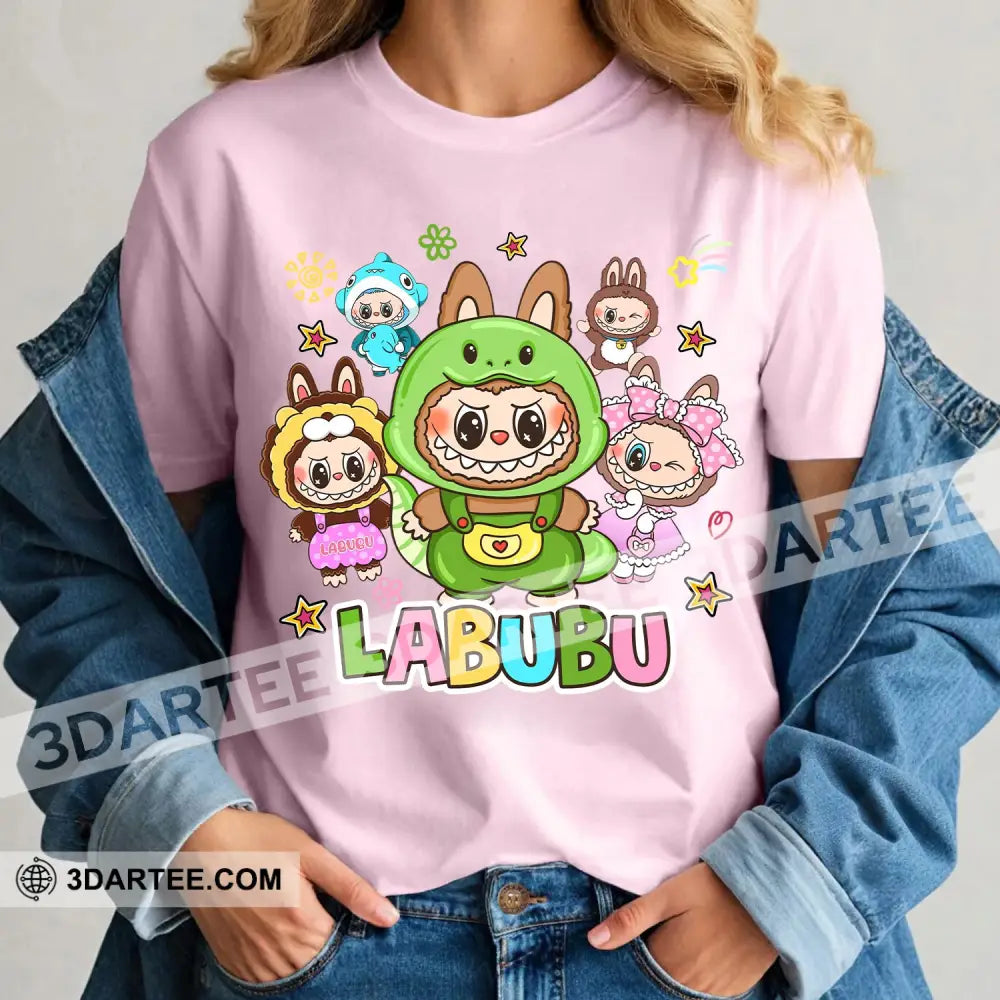 Kid And Adult T-Shirt - Labubu The Monsters T-Shirt The Cute Labubu Friends Design Apparel