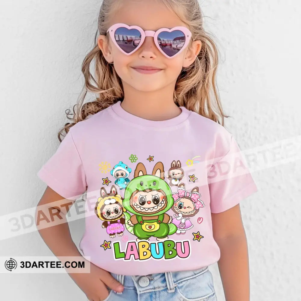 Kid And Adult T-Shirt - Labubu The Monsters T-Shirt The Cute Labubu Friends Design Apparel