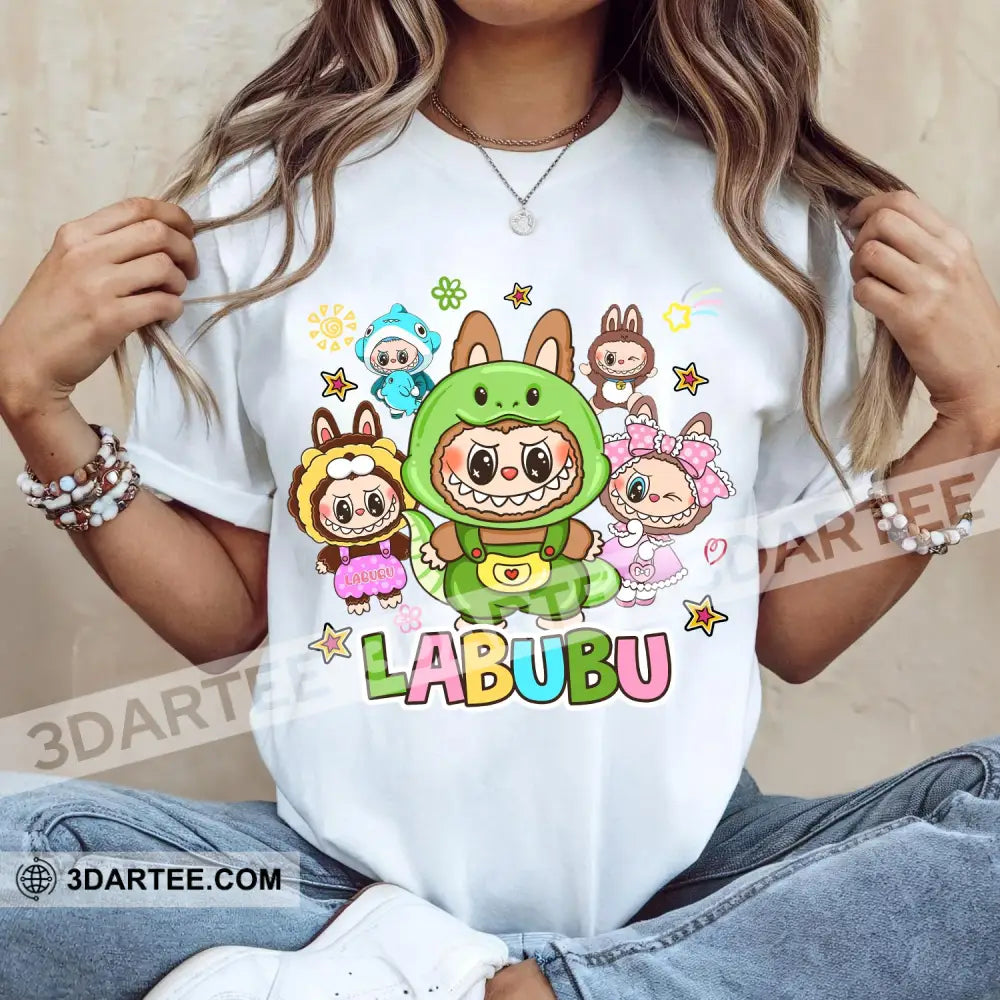 Kid And Adult T-Shirt - Labubu The Monsters T-Shirt The Cute Labubu Friends Design Apparel