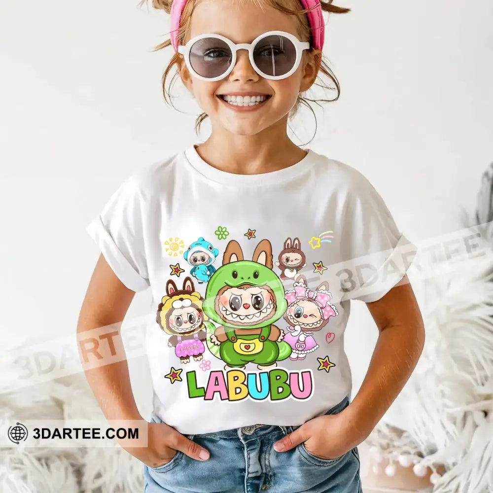 Kid And Adult T-Shirt - Labubu The Monsters T-Shirt The Cute Labubu Friends Design Apparel