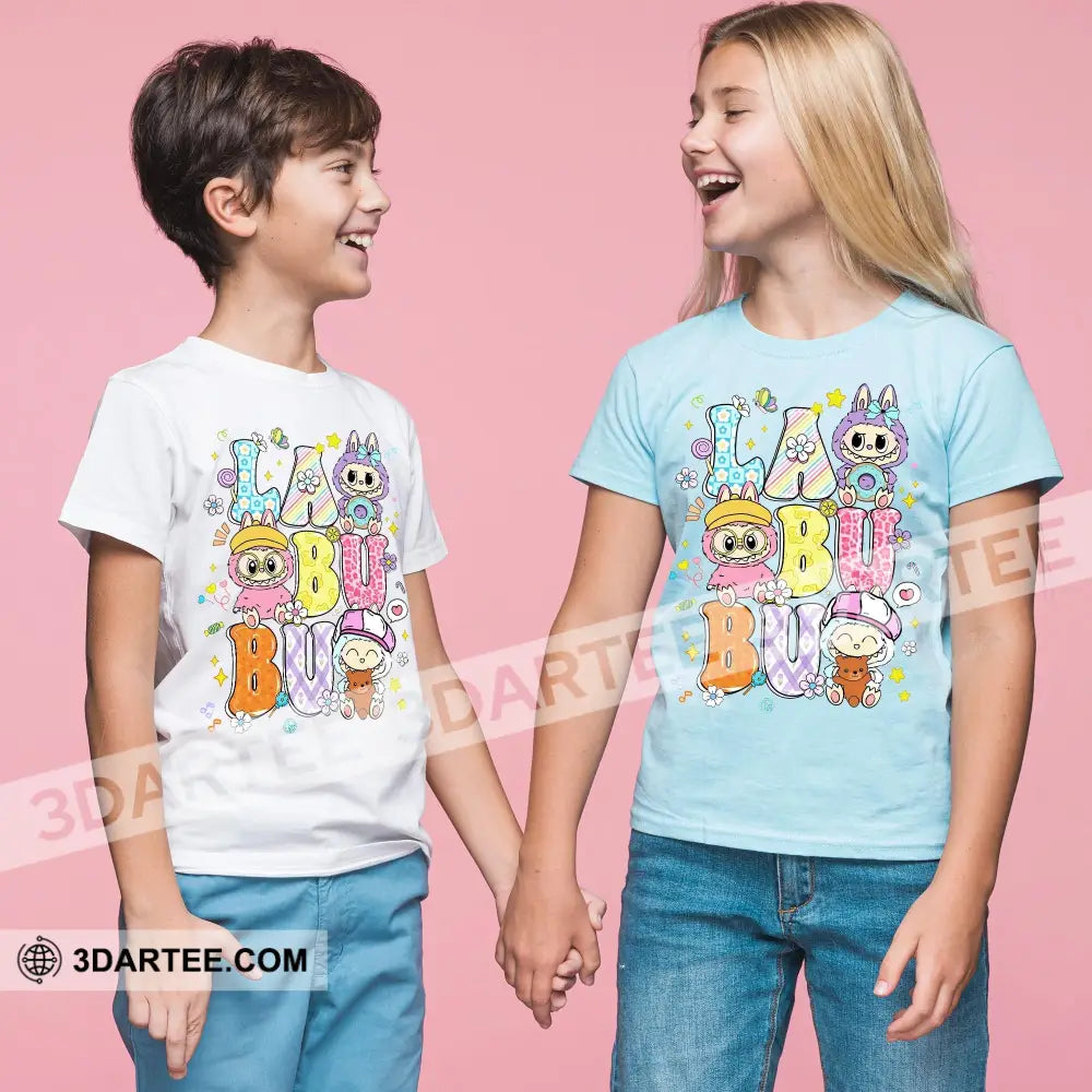 Kid And Adult T-Shirt - The Monsters Labubu T-Shirt Cute Collectible Gift Apparel