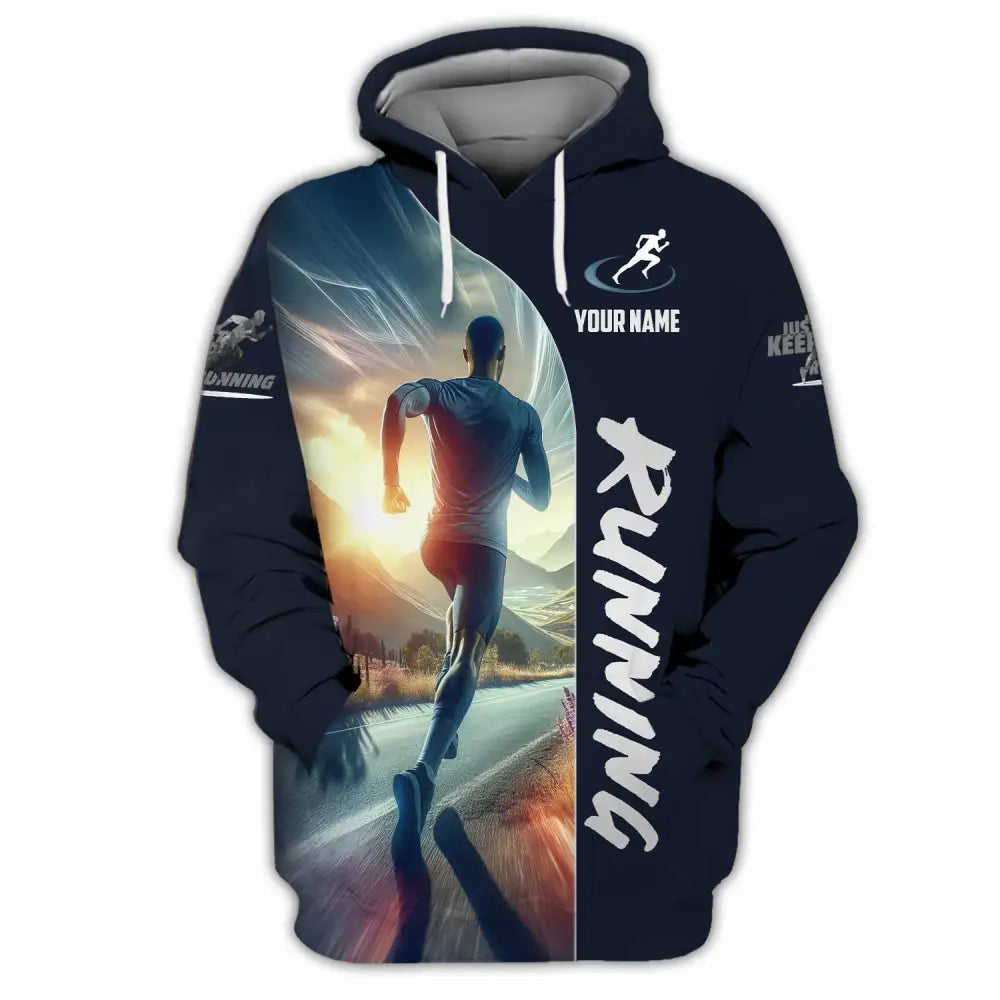 Men Shirt - Custom Running Lover Shirt Hoodie / S T-shirt