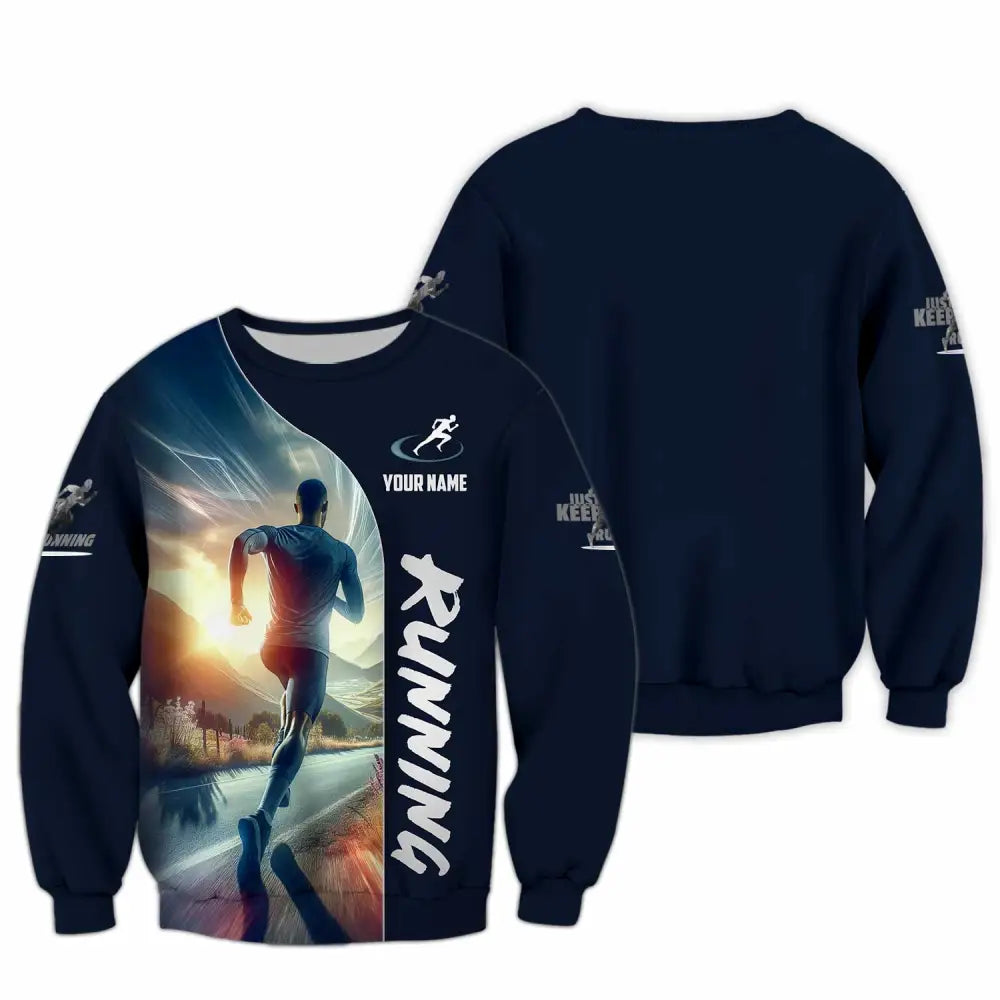 Men Shirt - Custom Running Lover Shirt Long Sleeve / S T-shirt