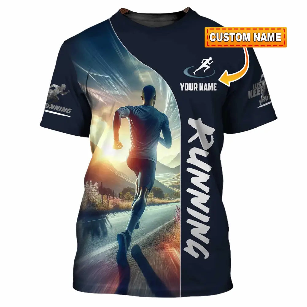 Men Shirt - Custom Running Lover Shirt T-shirt