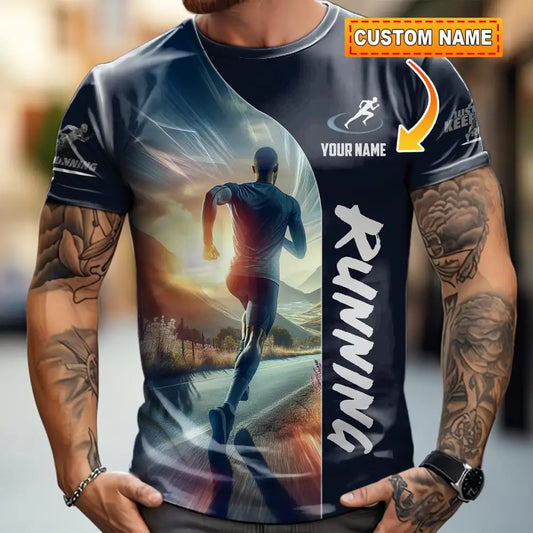 Men Shirt - Custom Running Lover Shirt T-shirt