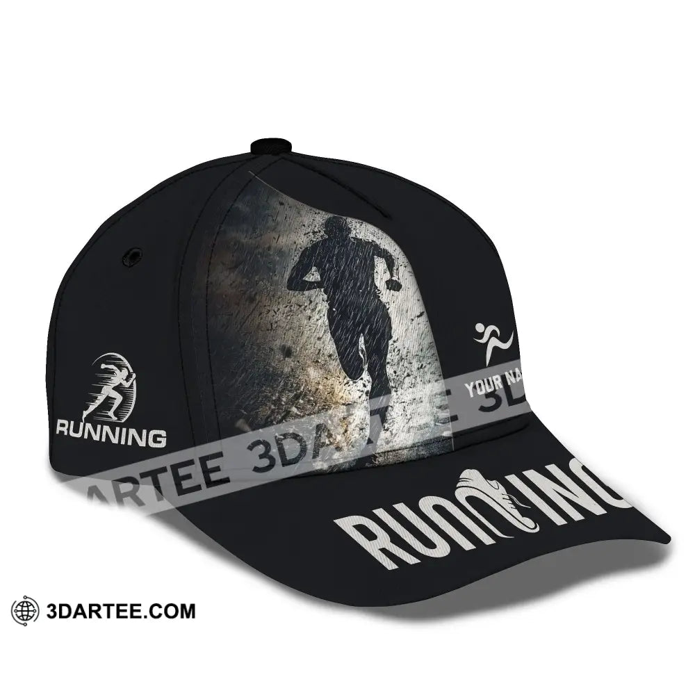 Personalized Cap Customized Marathon Running Lover Sport Classic Cap CLASSIC CAP / UNIVERSAL FIT Cap