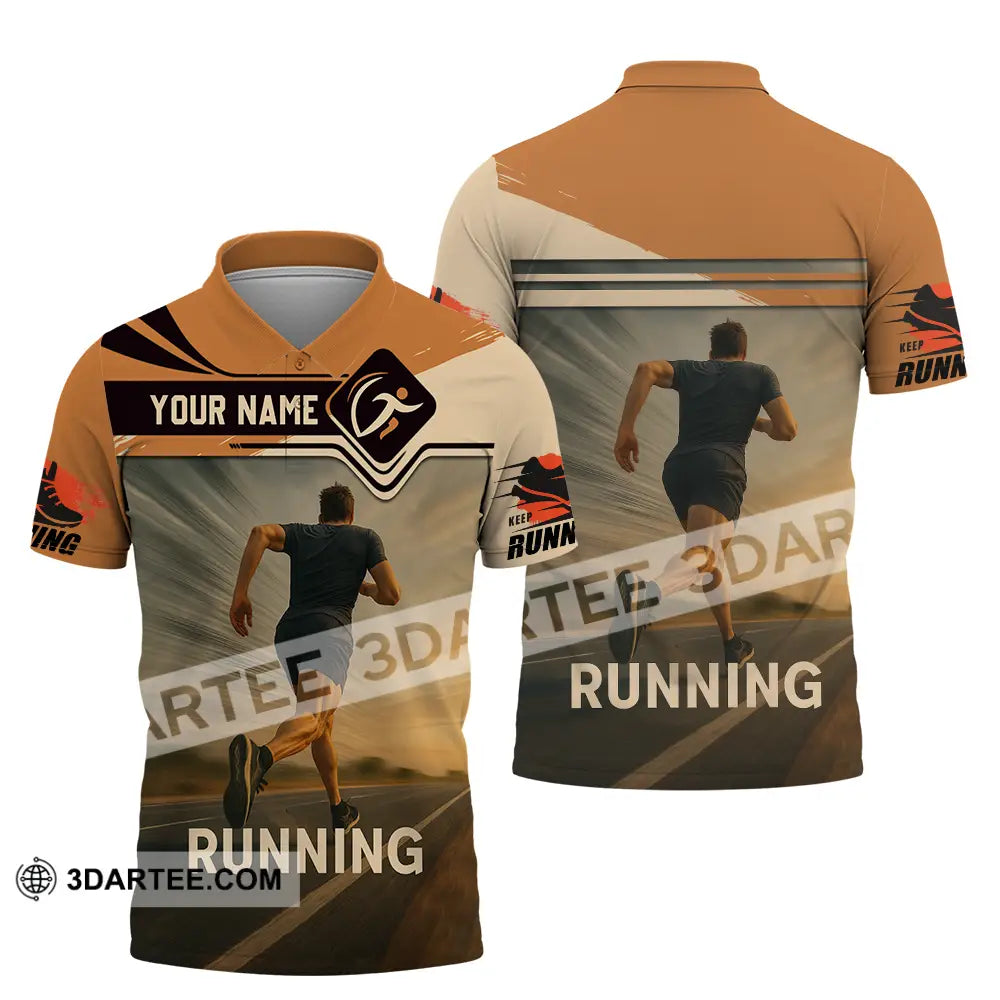 Unisex Shirt - Custom Love Running Shirt Polo Shirt / S T-shirt