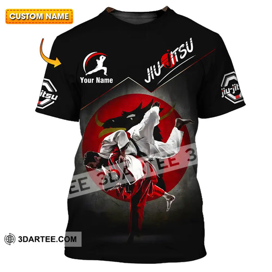 Unisex Shirt - Custom Name Jiu Jitsu Combat T-Shirt