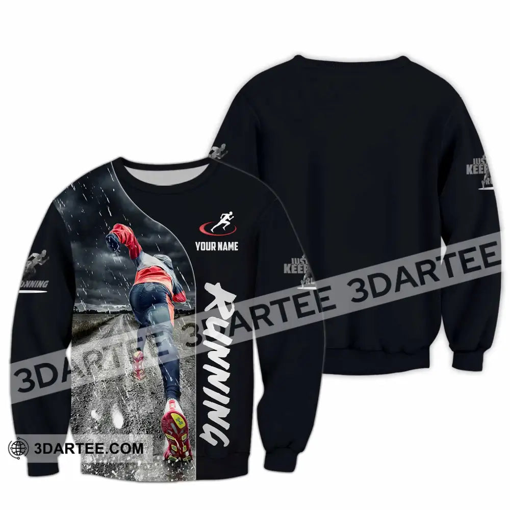 Unisex Shirt - Custom Running Lover Shirt Long Sleeve / S T-shirt