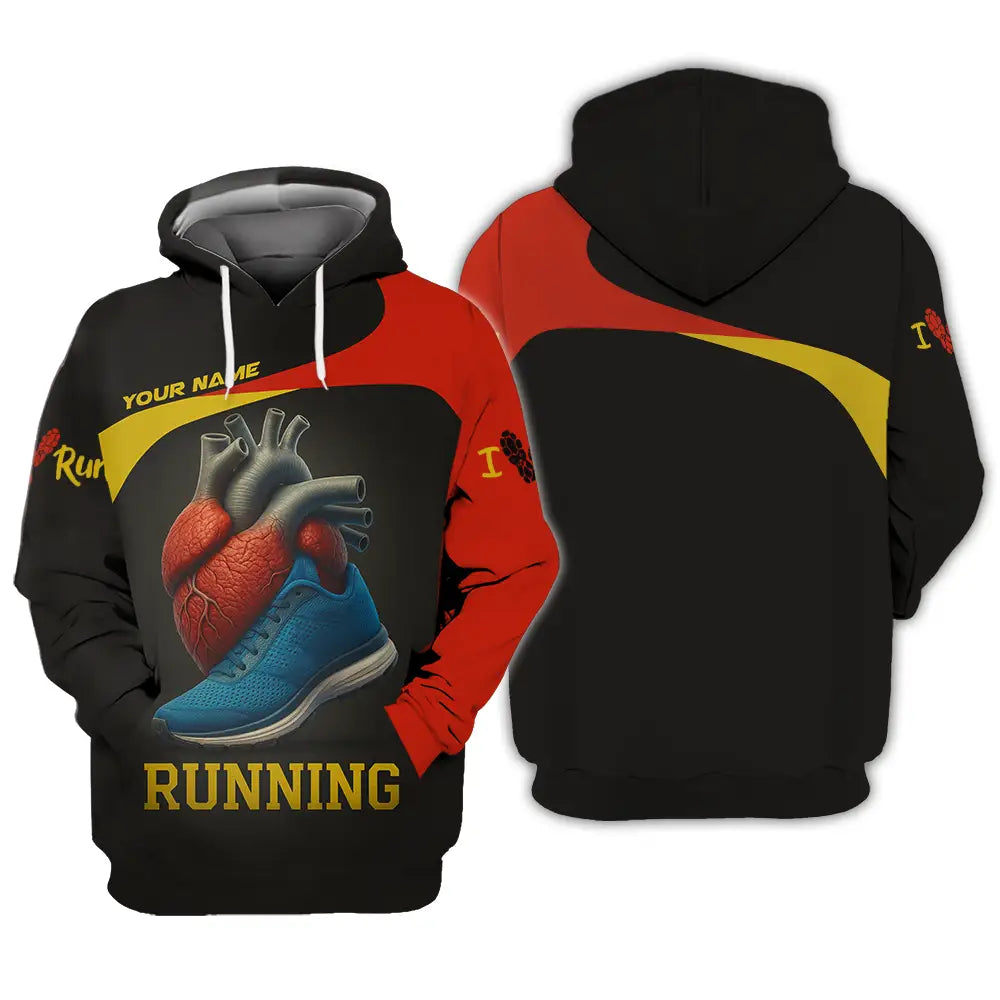 Unisex Shirt - Custom Running Lover Runner Shirt Hoodie / S T-shirt