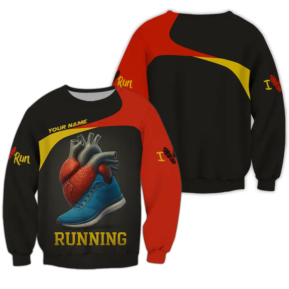 Unisex Shirt - Custom Running Lover Runner Shirt Long Sleeve / S T-shirt