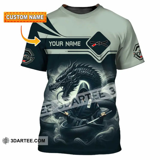 Unisex Shirt - Custom Text Shirt Jiu Jitsu T-shirt
