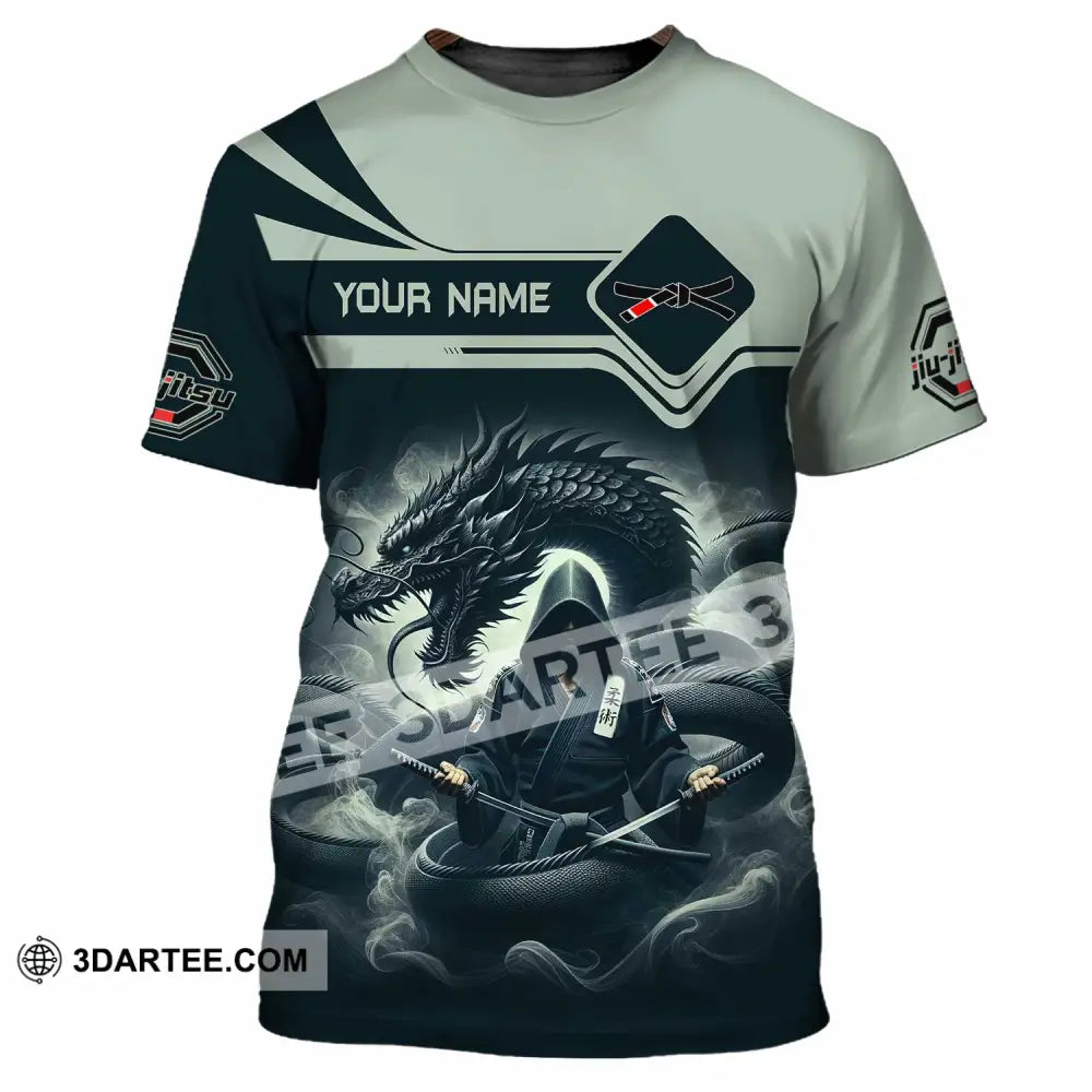 Unisex Shirt - Custom Text Shirt Jiu Jitsu T-Shirt / S T-shirt