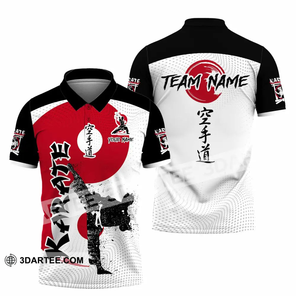 Unisex Shirt - Custom Text Shirt Karate Shirt Polo Shirt / S T-shirt