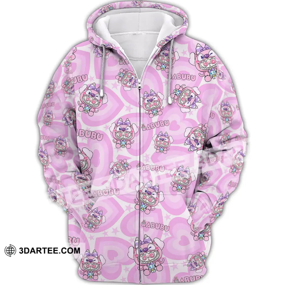 Unisex Shirt - Labubu The Monsters Cute Shirt Multiple Graphic Cute Collectible Gift Zipper Hoodie / S T-shirt